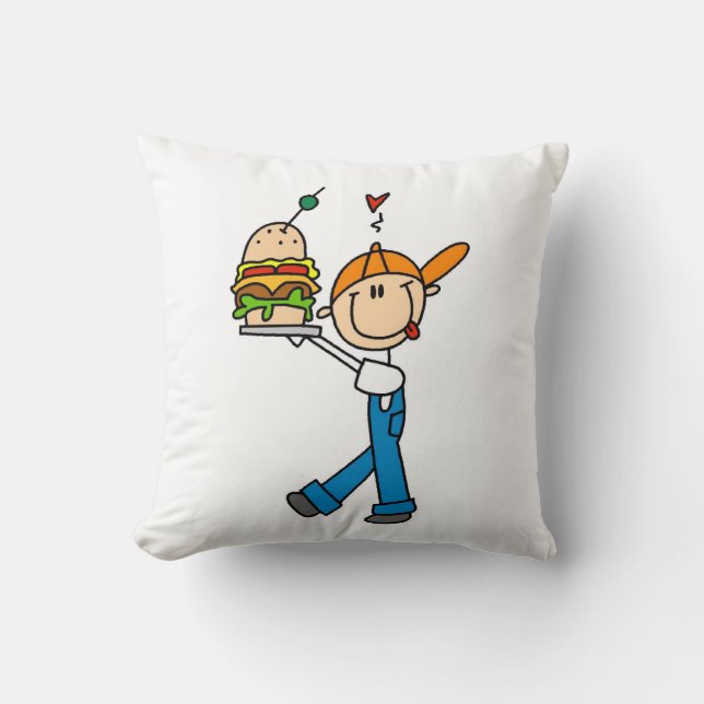 Coussin Figure Stick Connaisseur de Sandwich (Recto)