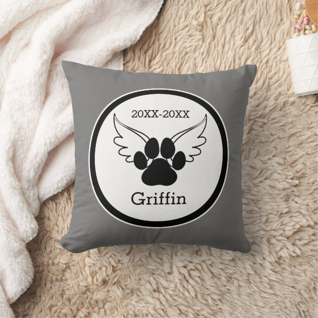 Coussin Fil bébé Memorial personnalisé (Couverture)