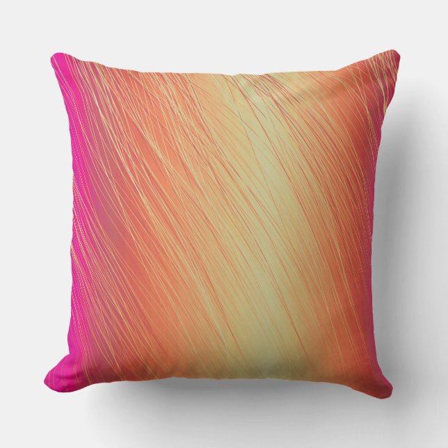 Coussin Filets "or" Lancer l'oreiller (Recto)