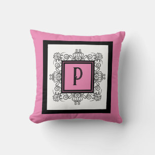 Coussin Filigree Style Paris Monographié 16 Pouces