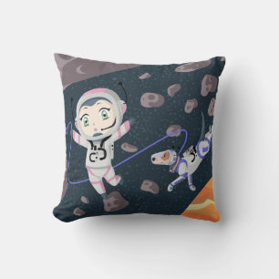 Coussin Fille Astéroïde