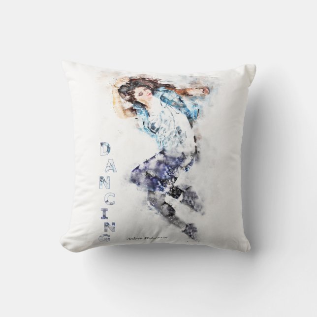 Coussin Fille dansante 2 (Recto)