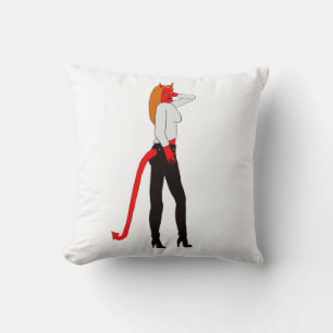 Coussin fille diable