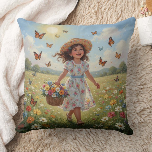 Coussin Fille fantaisiste  (Couverture)