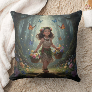 Coussin Fille fantaisiste