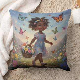 Coussin Fille fantaisiste