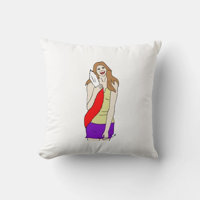 Coussin fille foy (Recto)