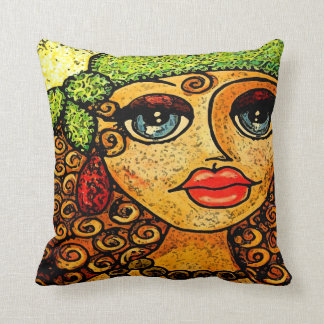 Coussin Fille gitane