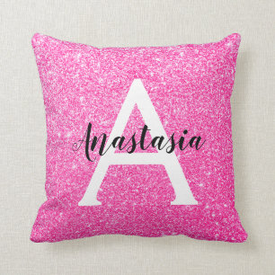 Coussin Fille Glam Hot rose Parties scintillant étincelles