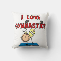 Coussin Fille J'adore La Gymnastique