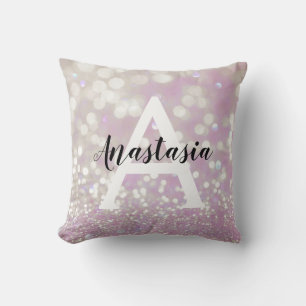 Coussin Fille Lilac Shimmer Parties scintillant Étincelles