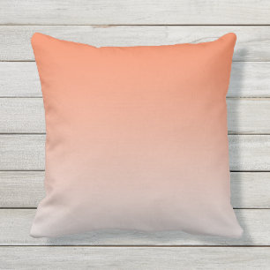 Coussin Fille moderne orange Ombre