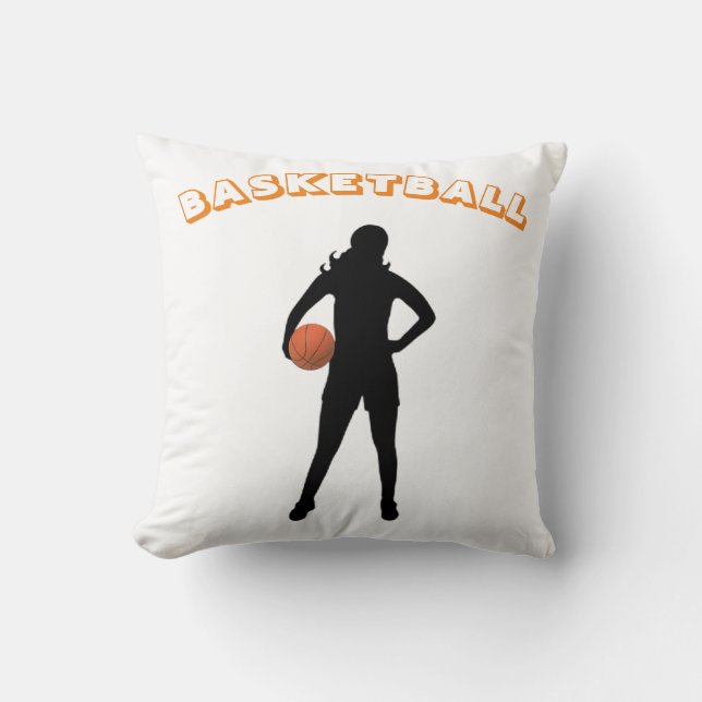Coussin Filles Basketball Custom Jeu d'oreiller (Recto)