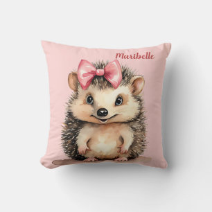 Coussin Filles de hérisson personnalisées