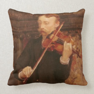 Coussin Fils d'Alma-Tadema   Maurice jouant le violon