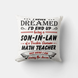 Coussin Fils Dans La Loi De Magnifique Enseignant Math