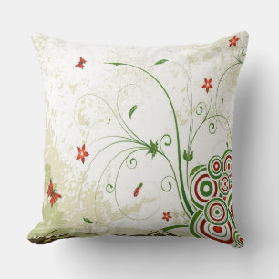 Coussin Fils, papillons et sphères