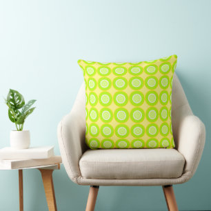 Coussin Fils verts Avec Vert Pastel Remplir Sur Jaune 2