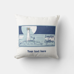 Coussin Fin des terres du phare de Longships