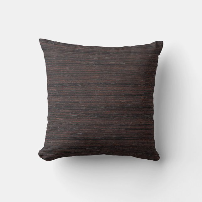 Coussin Financer le bois lisse texture claire (Recto)