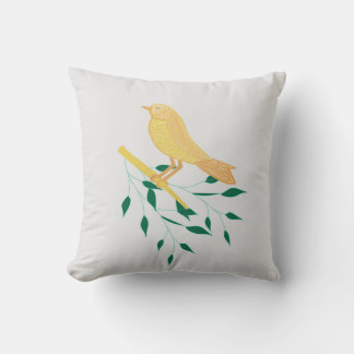 Coussin Finch jaune
