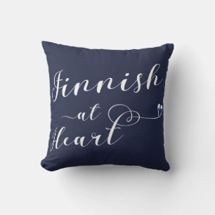 Coussin Finnois Au Coeur Poussin, Finlande