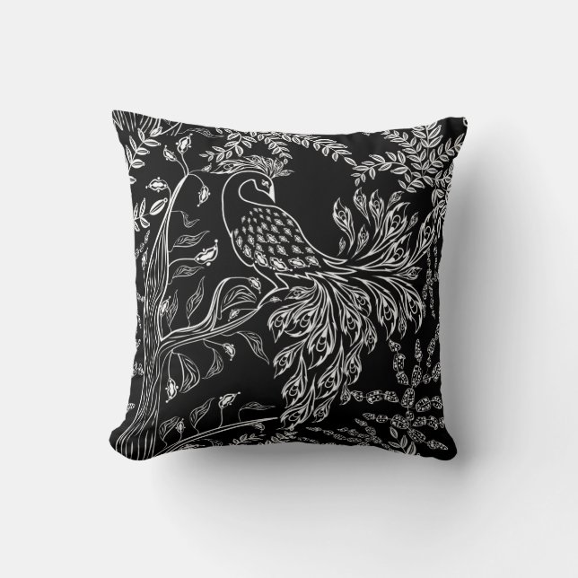 Coussin Firebird, oiseau (Recto)