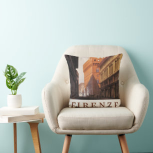 Coussin Firenze, Florence, Palazzo Vecchio, Italie vintage