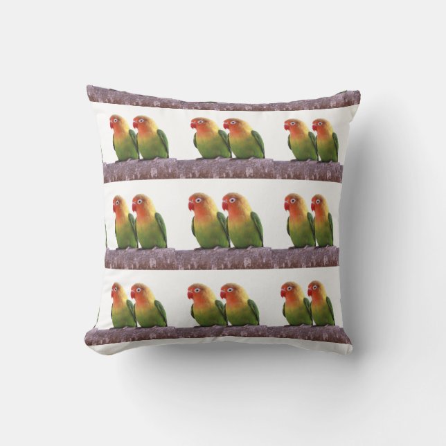Coussin Fischer's Lovebird (Recto)