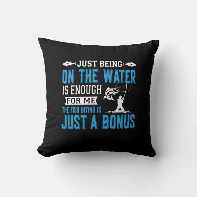 Coussin Fisher Art Juste Être Sur L'Eau (Recto)