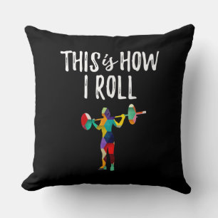 Coussin Fitness C'est comment je roule Gym Bodybuilding Gi