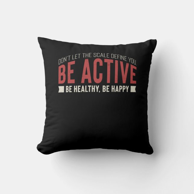 Coussin Fitness Gym entraînement Motivation (Recto)