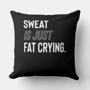 Coussin Fitness Gym Entraînement Motivation Sweat Est Gras
