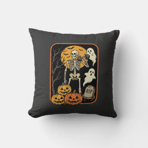 Coussin Fitness Halloween squelette fantôme citrouille Wor