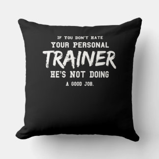 Coussin Fitness Personal Trainer Gym Motivation