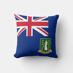 Coussin Flag des îles Vierges britanniques