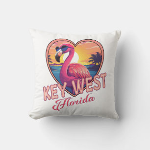 Coussin Flamant de Floride à Key West