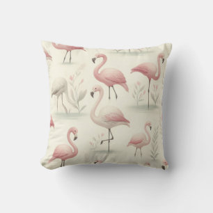 Coussin Flamant Élégant