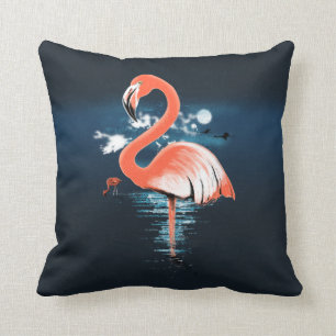 Coussin Flamant rose