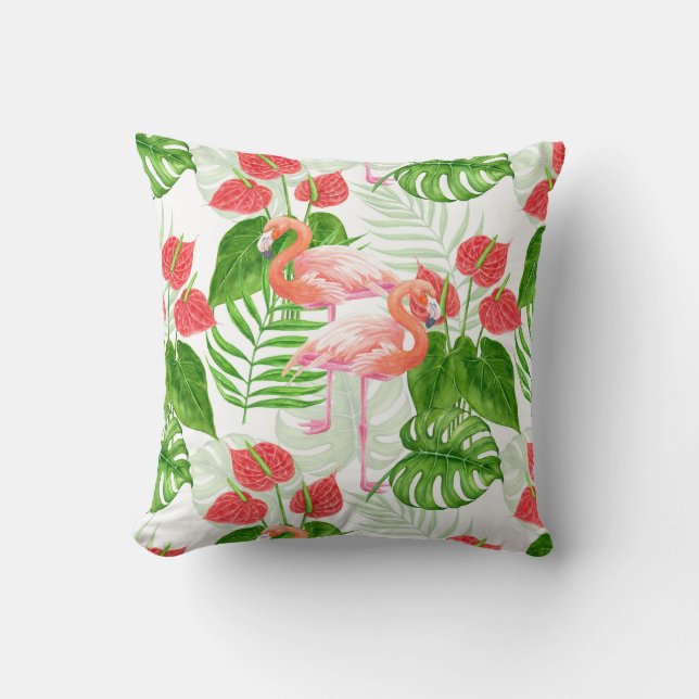 Coussin Flamant rose (Recto)