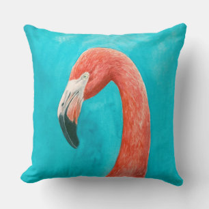 Coussin Flamant rose