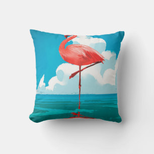 Coussin Flamant rose