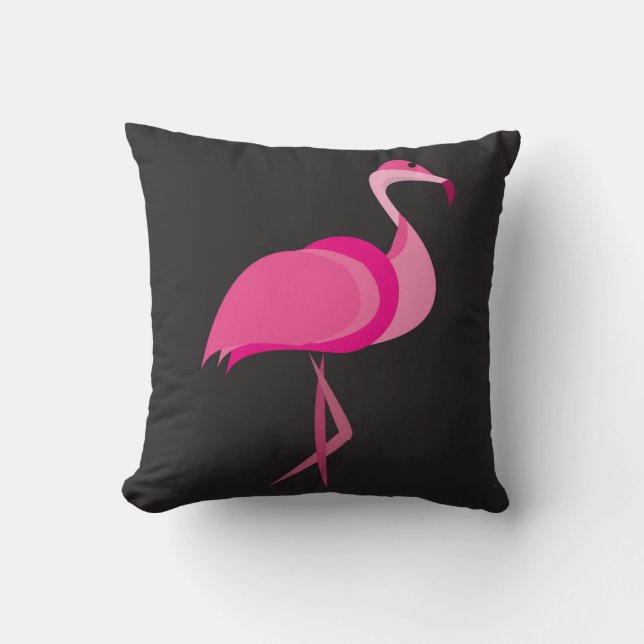 Coussin Flamant rose (Recto)