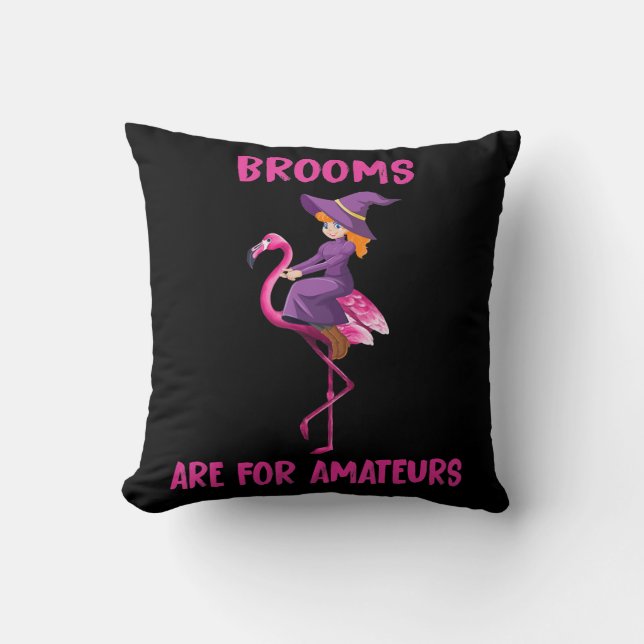 Coussin Flamant rose | Costume d'Halloween Flamingoween (Recto)