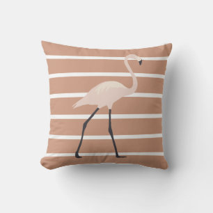 Coussin Flamant rose trié