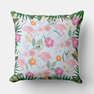 COUSSIN FLAMANTS ROSES