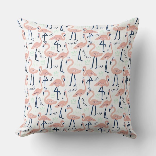 Coussin Flamants roses (Recto)