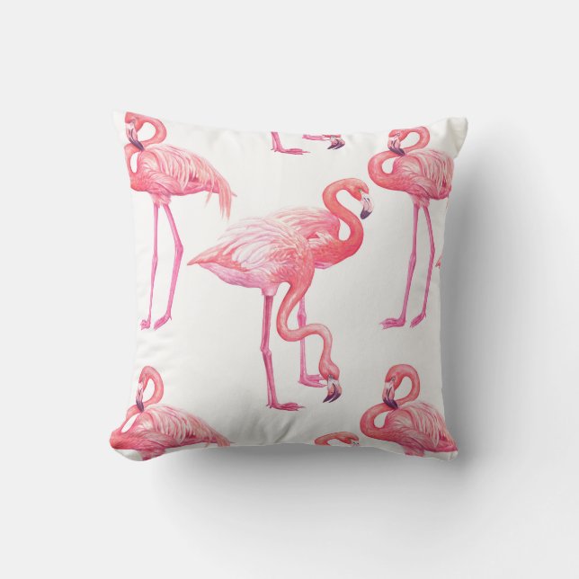 Coussin Flamants roses (Recto)