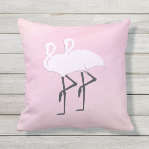 Coussin Flamants roses roses
