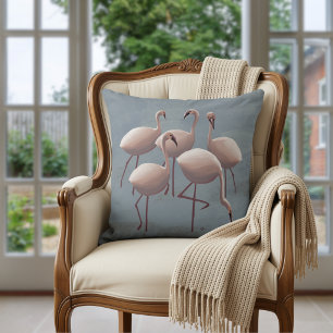Coussin Flamants roses Serengeti Décoration safari fau